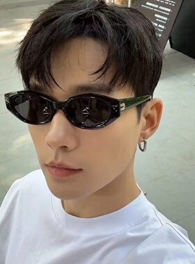 2026猫眼墨镜男百搭痞帅高级感遮阳偏光太阳眼镜女宇宙闪烁请注意