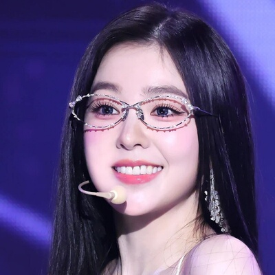 Irene裴珠泫同款金属椭圆眼镜女高级感素颜神器钻石装饰眼睛镜框