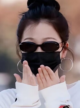 虞书欣路透同款墨镜百搭简约防晒遮阳复古小框ins风素颜太阳眼镜