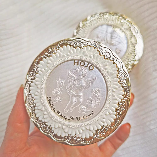 HOJO天使光感定妆蜜粉自然哑光防水防汗不脱妆高颜值定妆粉散粉