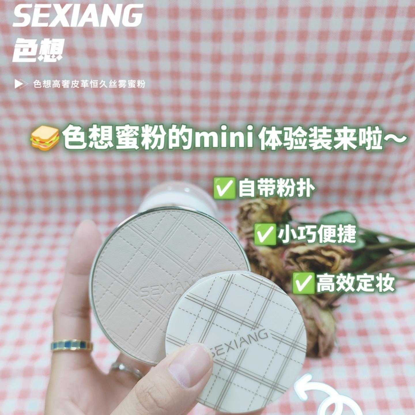 色想高奢皮革恒久丝雾蜜粉mini小