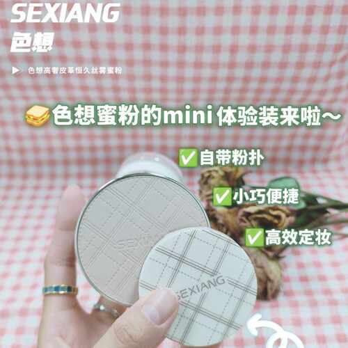 色想高奢皮革恒久丝雾蜜粉mini小