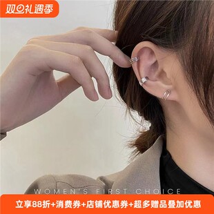 个性 复古冷淡风耳骨夹超仙酷 简约精致高级感耳夹无耳洞女气质时尚