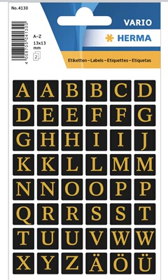 德国英文字母A-Z贴纸HERMA