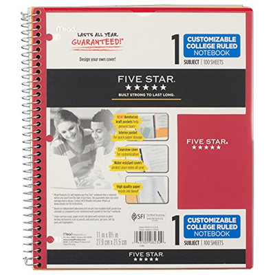 MEAD三孔防水封面美式笔记本