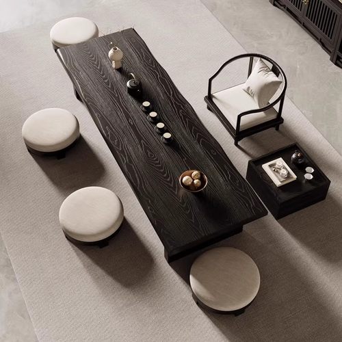 实木茶桌椅组合新中式风禅意茶室