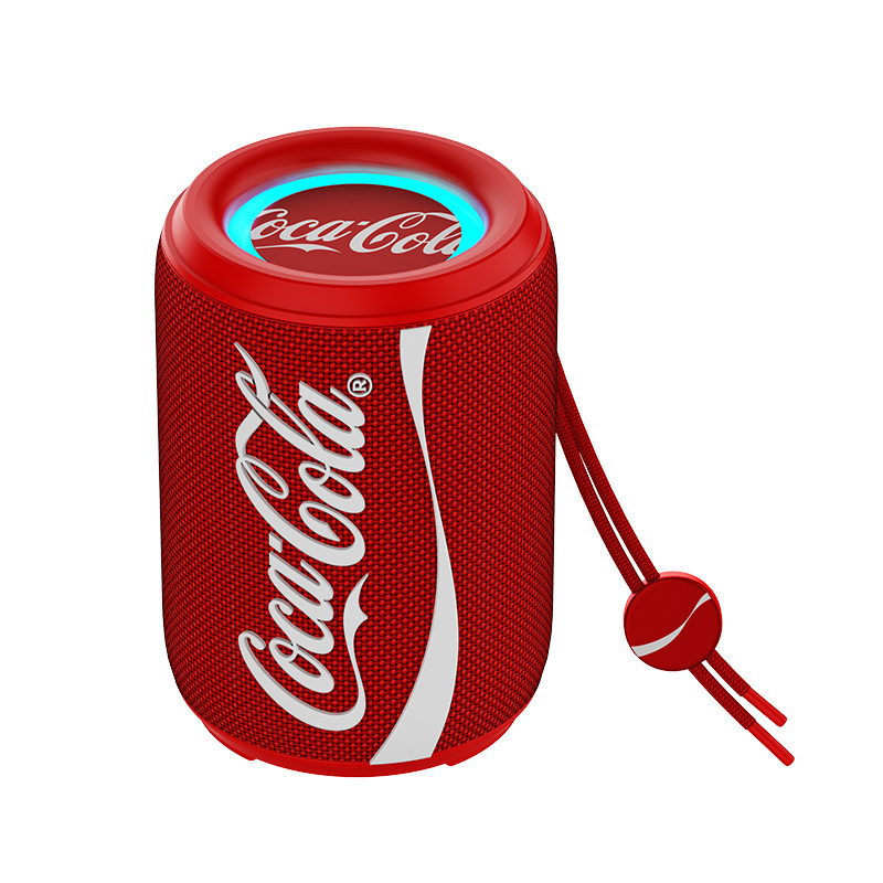 可口可乐Coca-Cola蓝牙小度无线AI智能音箱灯手机低音炮音响插卡