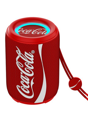 可口可乐Coca-Cola蓝牙小度无线AI智能音箱灯手机低音炮音响插卡