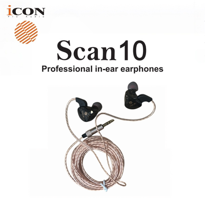 艾肯Scan10直播耳返2.5米耳机