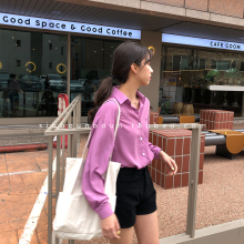 开衬防晒衬衫 长袖 女中长款 宽松休闲薄款 馨帮帮自制 夏季 外搭韩版