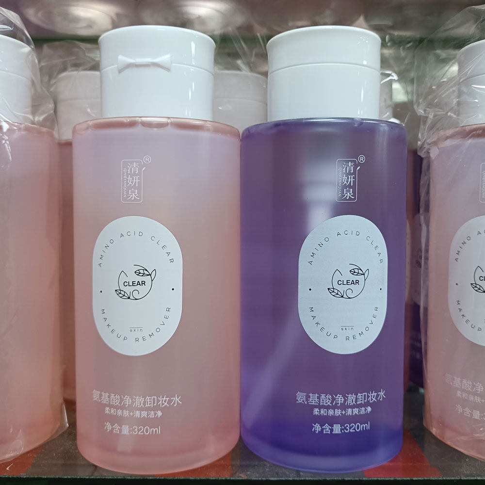 清妍泉氨基酸净澈卸妆水卸妆液深入清洁净化毛孔水润不紧绷320ml