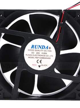 全新睿谷RUNDA RSF1238B24N45S DC24V 0.85A 12038变频器散热风扇