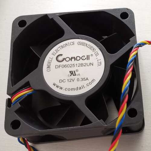 COMDALL DF0602512B2UN DC 12V 0.35A 60x60x25mm 机箱pwm风扇