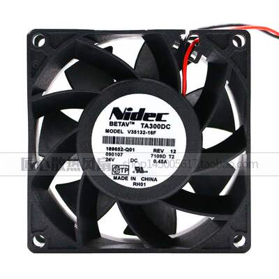 原装NIDEC V35132-16F 24v 0.45A 80*80*38MM大风量变频器风扇