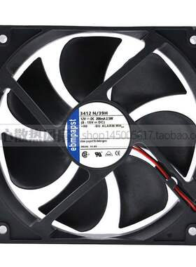 全新原装进口ebmpapst 3412N/39H 2.5W 12V 208MA 信号报警风扇