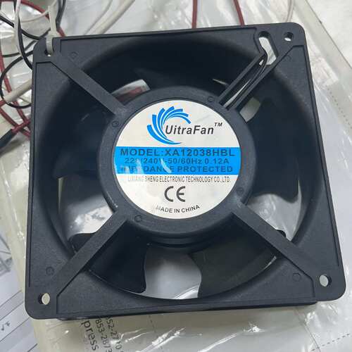 UitraFan XA12038HBL 220V 0.12A 120x120x38mm 12厘米散热风扇