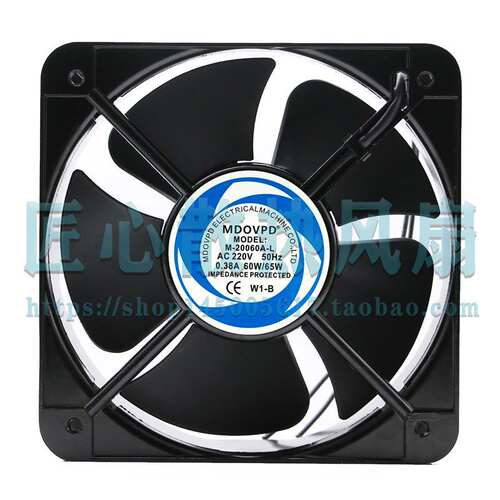 MDOVPD 风量大M-2006A-L散热风扇风机MD20060A3HBL滚珠380V 220V