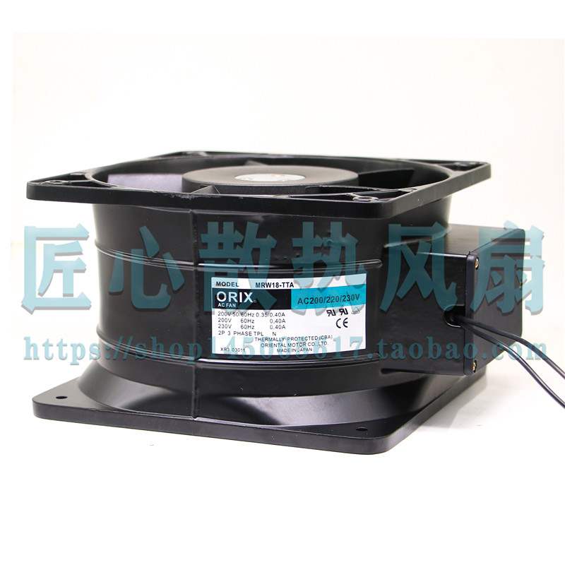 东方ORIX 220V 180110 MRW18-DTA/TTA/BTA/DUL/BUL 双叶散热风扇图片