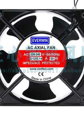 全新EVERWIN AC AXIAL FAN 220V-240V 0.12A/0.14A 20W 12038风机