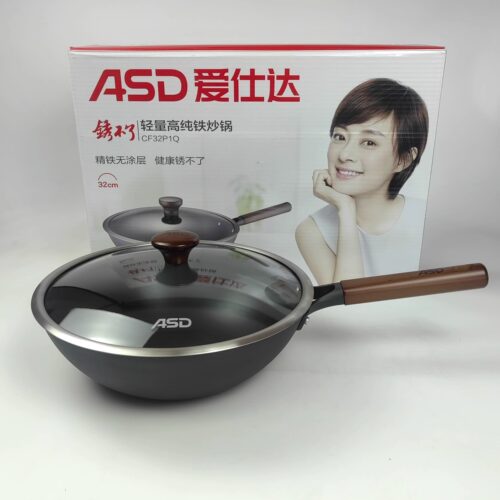 爱仕达轻量高纯铁炒锅CF32P1Q