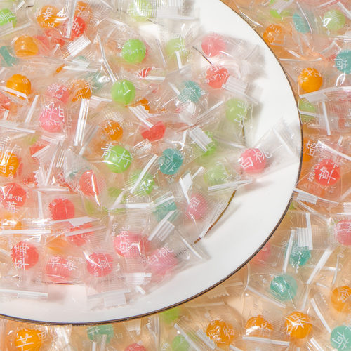 迷你水果糖果散装网红高颜值婚庆喜糖商用硬糖儿童零食节日小礼物