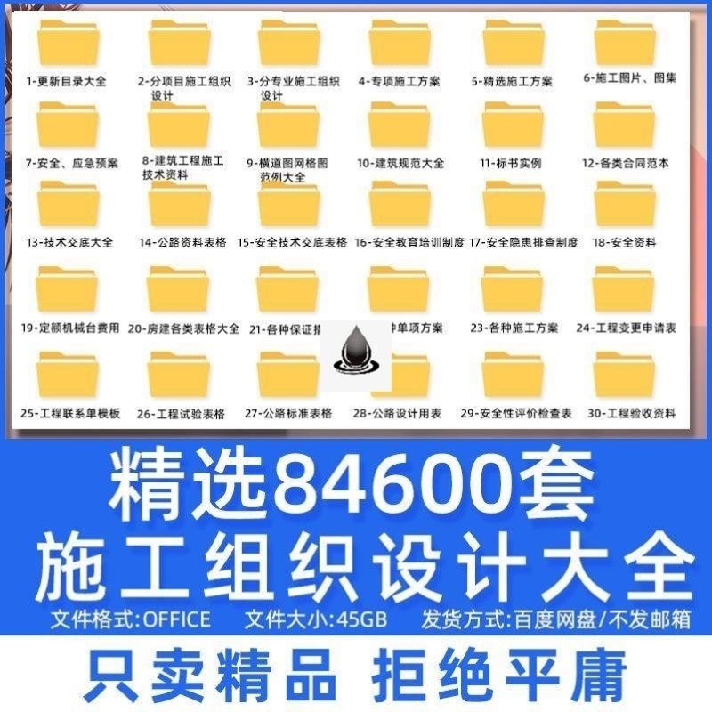 各类合同范文安全资料施工组织设计大全建筑工程施工电子版合集