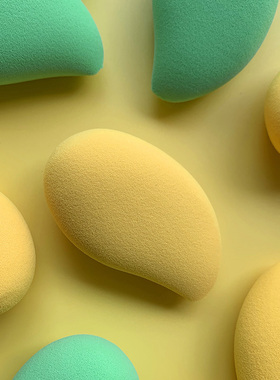 芒果和其它定制切面细腻美妆蛋海绵蛋粉扑打底超软上妆蒲蕾西雅