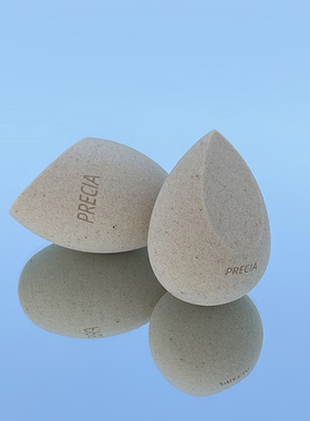 茶籽蛋/切面细腻不吃粉美妆蛋柔软加速降解环保海绵蛋气垫粉扑脸