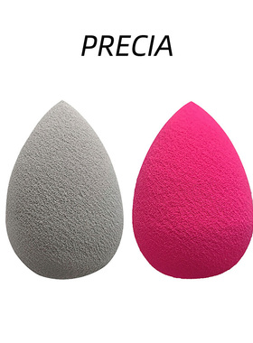 Precia/BB平替速干玫红水滴美妆蛋海绵粉扑粉底扑灰色形超软两用