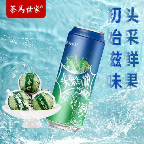 新会头采小青柑普洱茶罐装80g