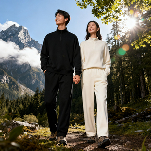 Schenvega 情侣五防光感石墨烯热能裤防寒保暖加厚牛奶绒男女同款