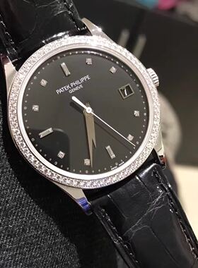 98新 古典表系列PP5297 白金钻石 男士手表 腕表