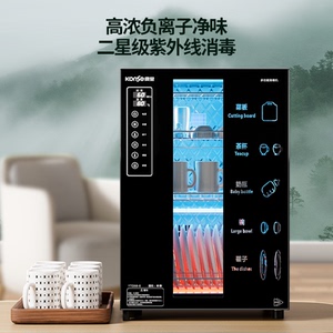康星紫外线负离子碗筷消毒柜家用立式消毒碗柜烘干一体婴儿奶瓶