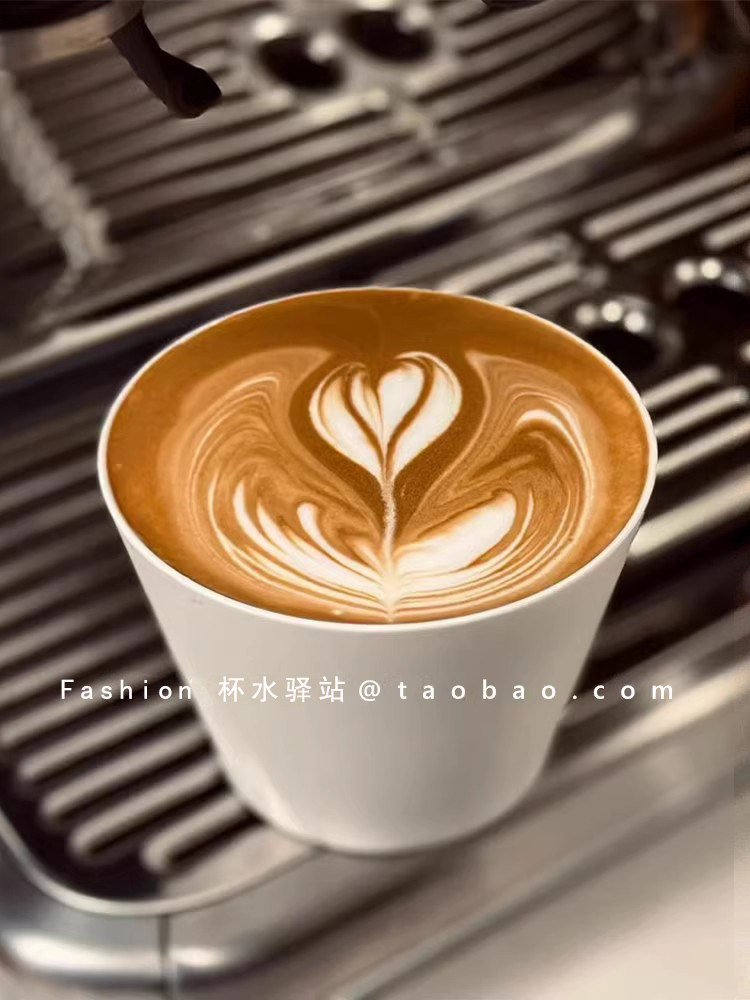 磨砂日式拿铁杯陶瓷澳白杯