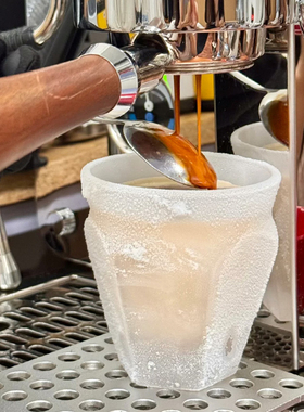 -86℃冰杯可冷冻玻璃杯dirty咖啡拿铁杯冰博客杯意式浓缩杯冰美式