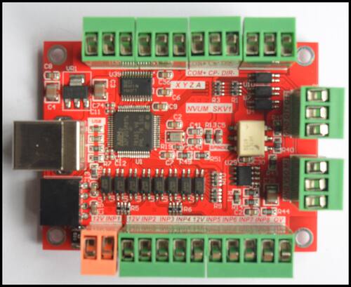 USB接口，支持MACH3软件。