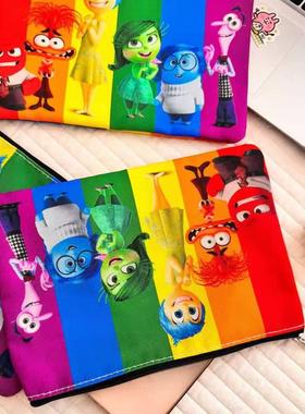 头脑特工队2Inside Out2便捷笔袋文具收纳袋化妆包拉链小包