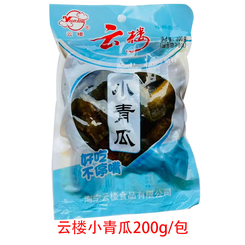 海宁云楼酱菜特产小青瓜200g独立包装爽口下饭菜咸菜早饭过粥美味