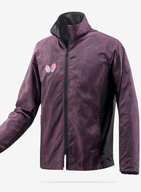 日本代购Butterfly蝴蝶乒乓球运动防水训练服外套 45720 男女通用