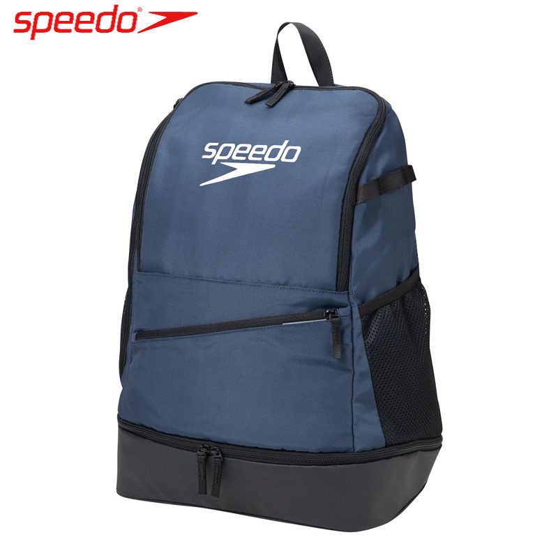 日本代购Speedo速比涛游泳双肩包大容量训练装备专业泳包背包30L