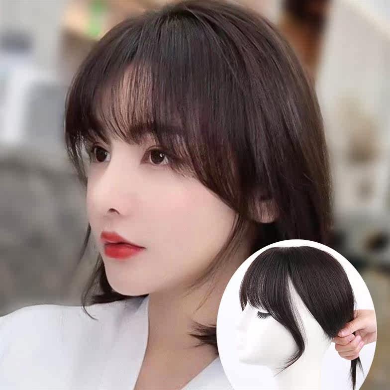法式刘海假发女3d网红假刘海女自然空气刘海隐形无痕修脸假发片