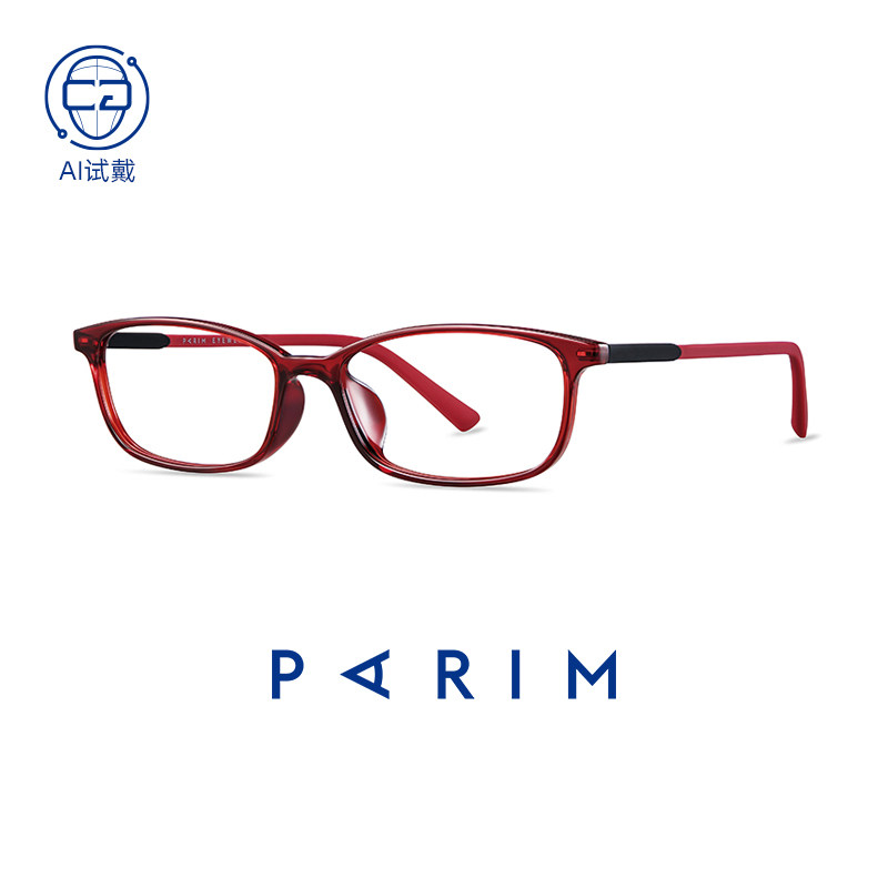 派丽蒙可配近视老花眼镜老人高清官方防蓝光超轻眼睛高档款82447
