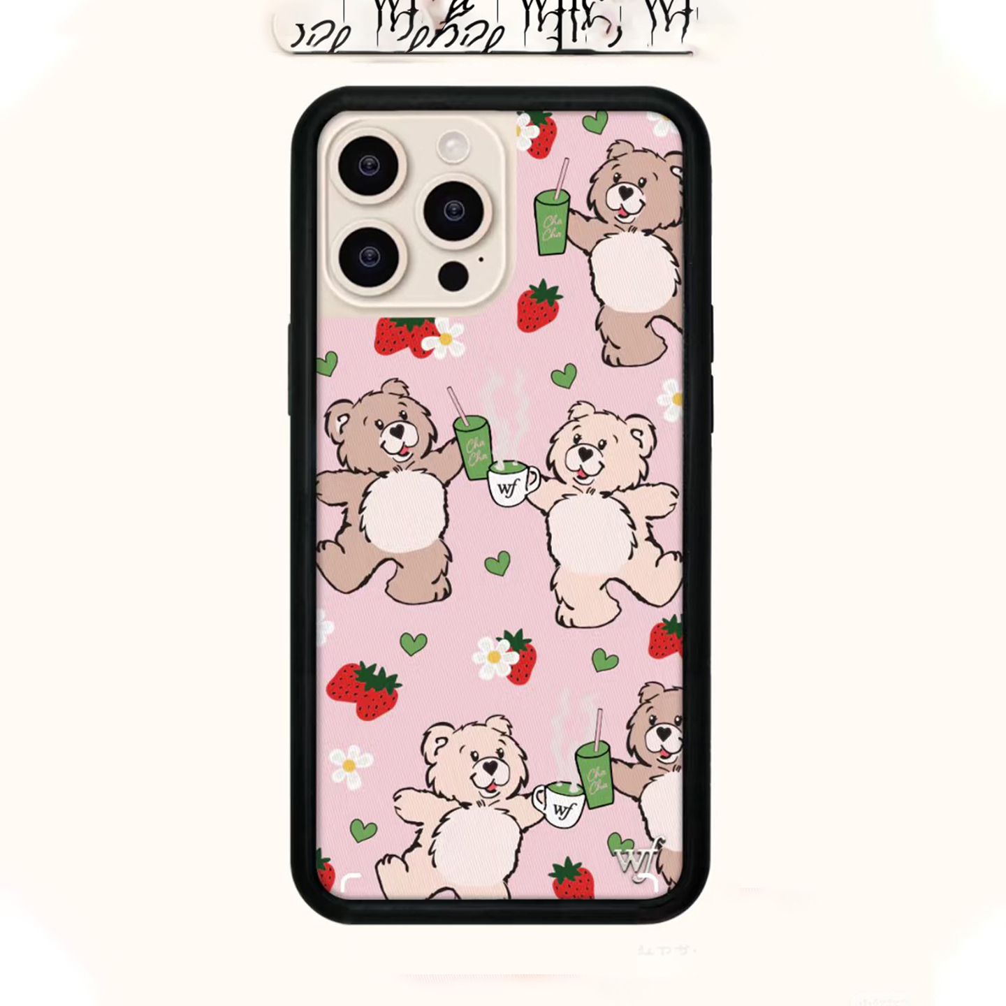 Wildflow联名童话世界城堡Red Meow赤焰豹纹苹果16Pro适用iPhone15Plus/14/13ProMax/12手机壳WF防摔保护套