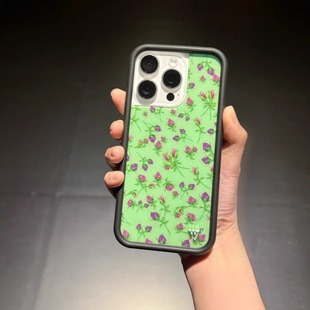 Rosie适用iPhone17 14ProMax WF防摔保护套 Wildflow联名春日紫玫瑰Purple Plus苹果壳明星同款 Posie