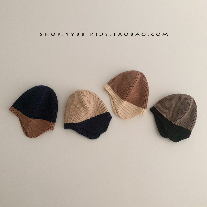婴幼儿秋冬ins洋气护耳帽