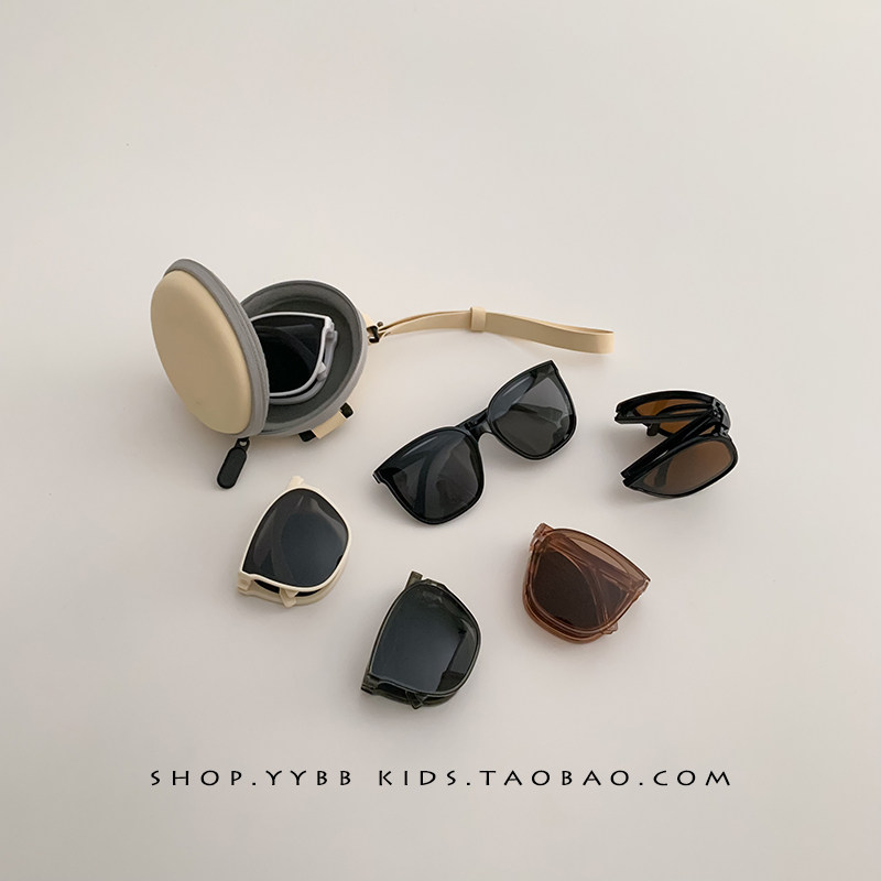儿童墨镜可折叠太阳镜男童夏季防紫外线女宝宝防晒遮光韩版眼镜潮,童装/婴儿装/亲子装,太阳镜,淘宝优惠券,粉丝福利购,淘宝优惠卷