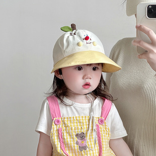 儿童帽子春夏薄款大帽檐速干可爱搞怪鸭舌帽男女宝宝出游棒球帽潮