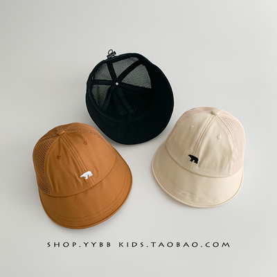 宝宝遮阳帽子夏季网眼