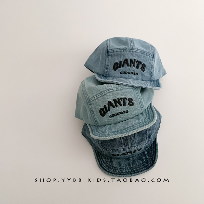 ins韩版潮流牛仔儿童帽子春秋薄款鸭舌帽男女宝宝遮阳防晒棒球帽,童装/婴儿装/亲子装,帽子,淘宝优惠券,粉丝福利购,淘宝优惠卷