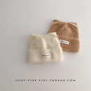 宝宝帽子秋冬季 保暖加厚针织护耳套头帽女儿童出游防风毛绒毛线帽